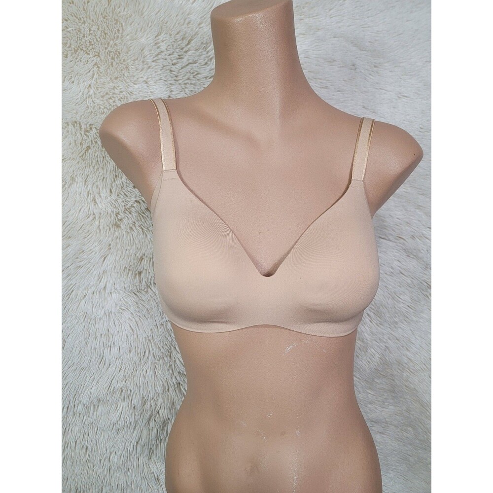 NWT Knix Women's Size 1 Wing Woman Contour Bra Warm Sand Wireless Molded Cups I